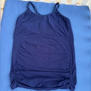 Jilla Women's Navy Blue Sleeveless Top Size Medium